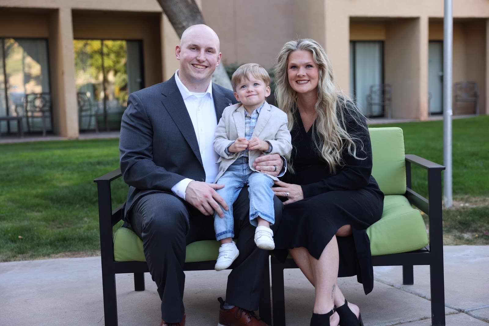 The Wunderlich family — Jesse, Dewey, and Charlotte